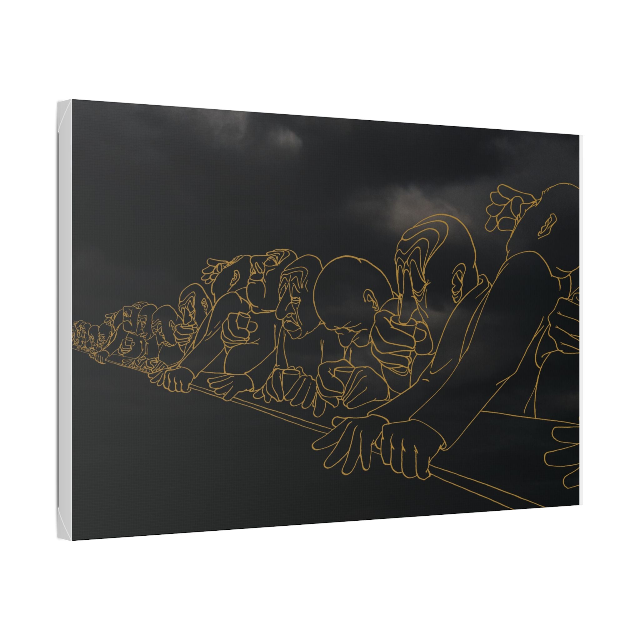 The Long late drink Dark Matt canvas