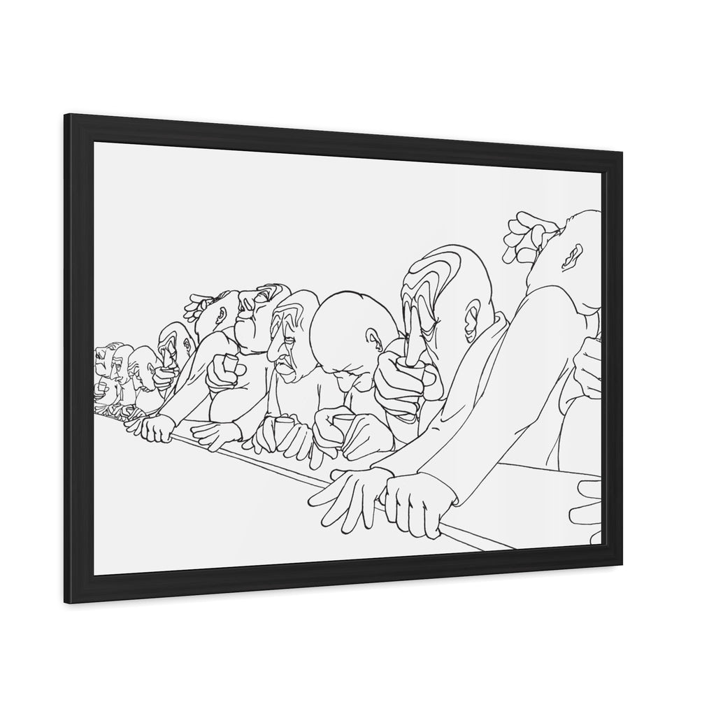 The Long Late Drink Framed art