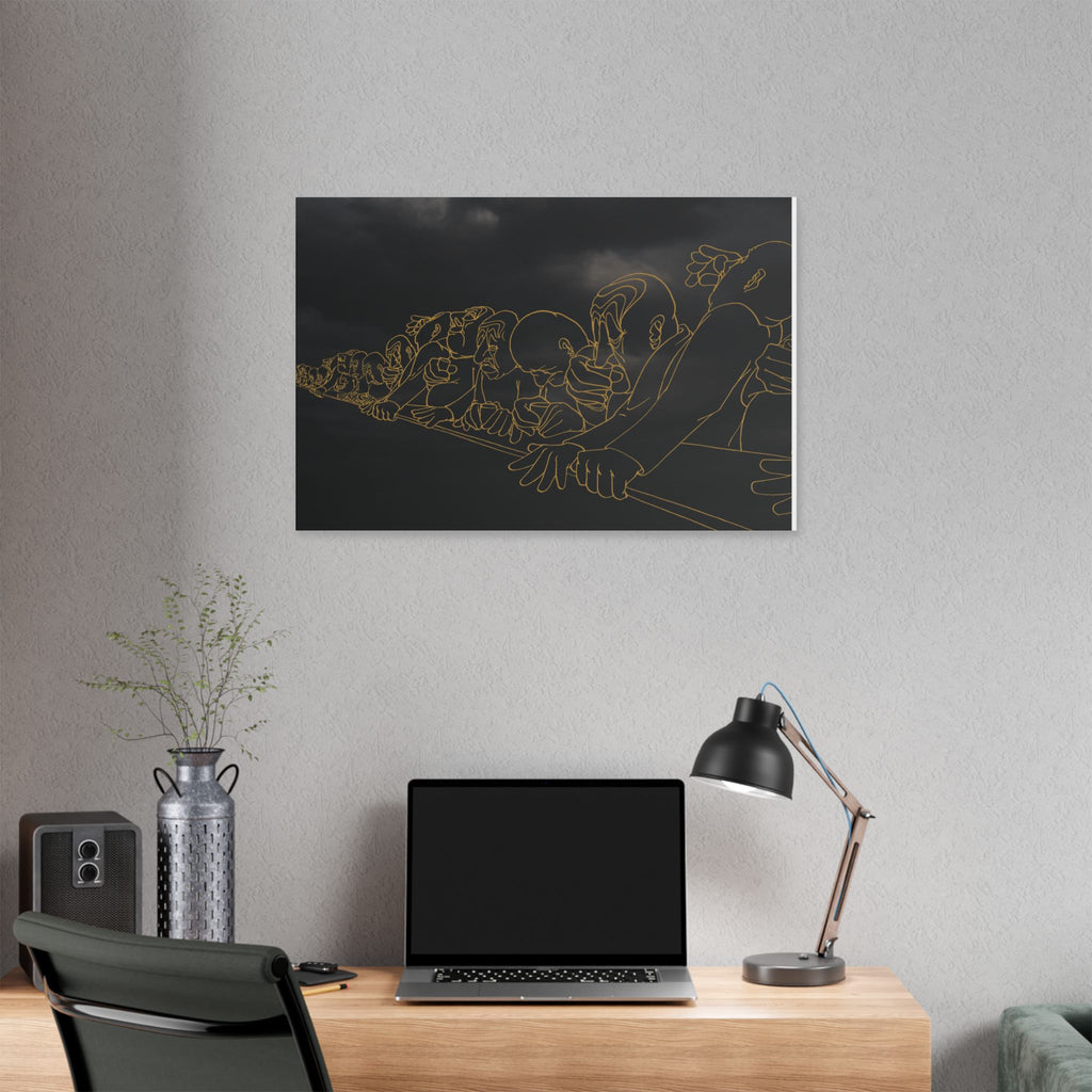 The Long late drink Dark Matt canvas