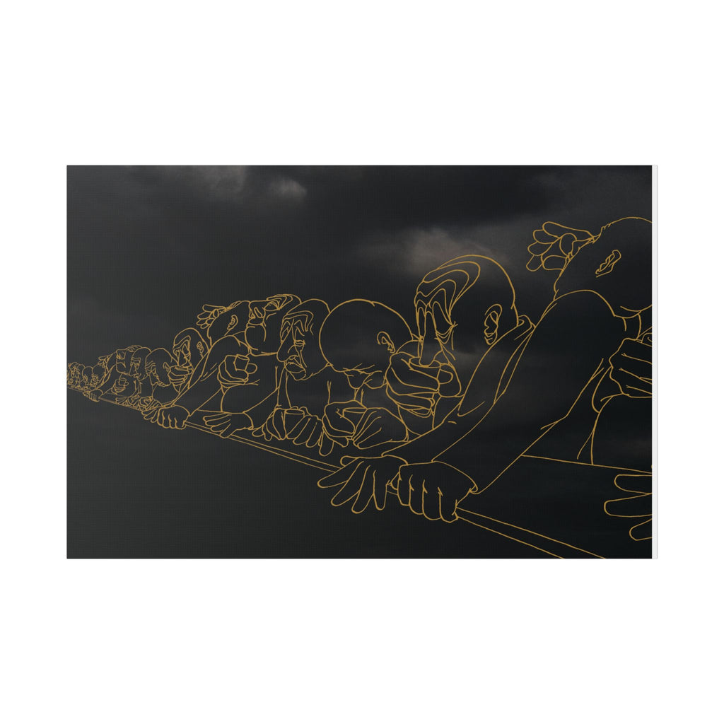 The Long late drink Dark Matt canvas