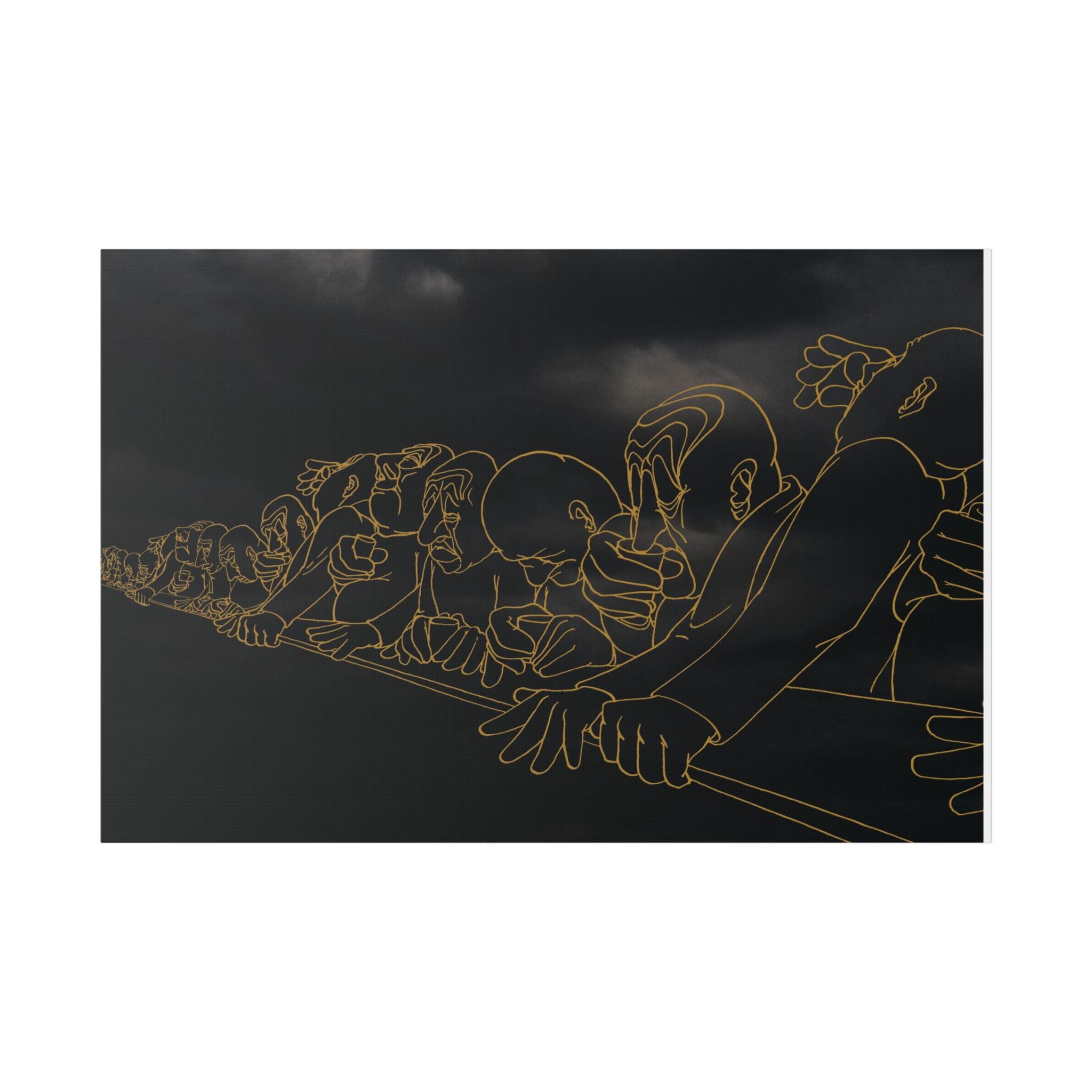 The Long late drink Dark Matt canvas