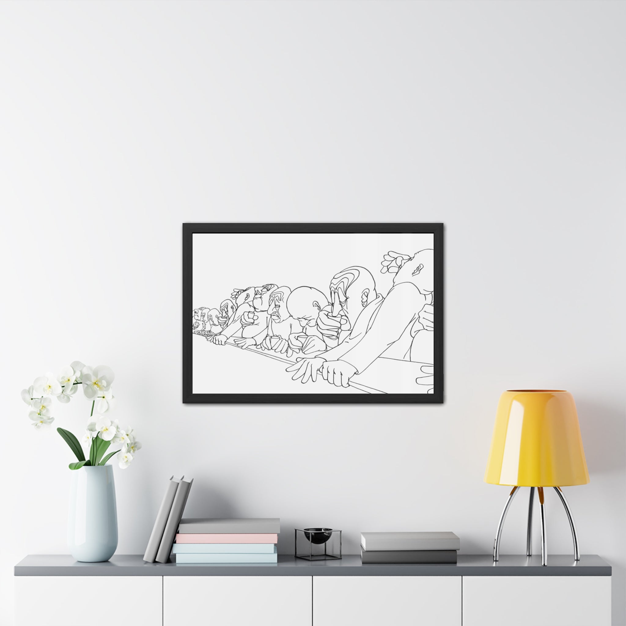 The Long Late Drink Framed art