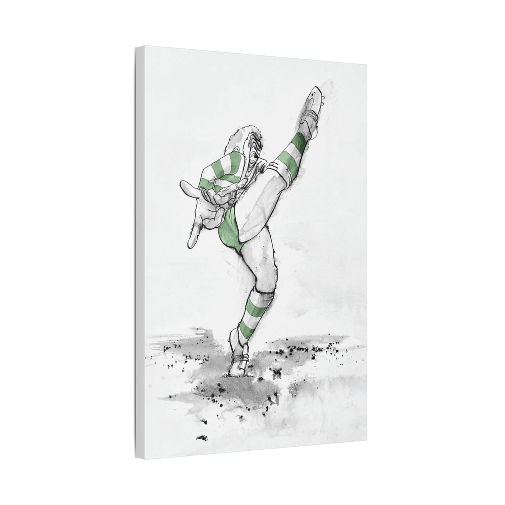 Kicking for Glory W&G Matt canvas